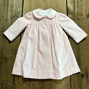 Kate & Libby pale pink velvet girl's toddler coat